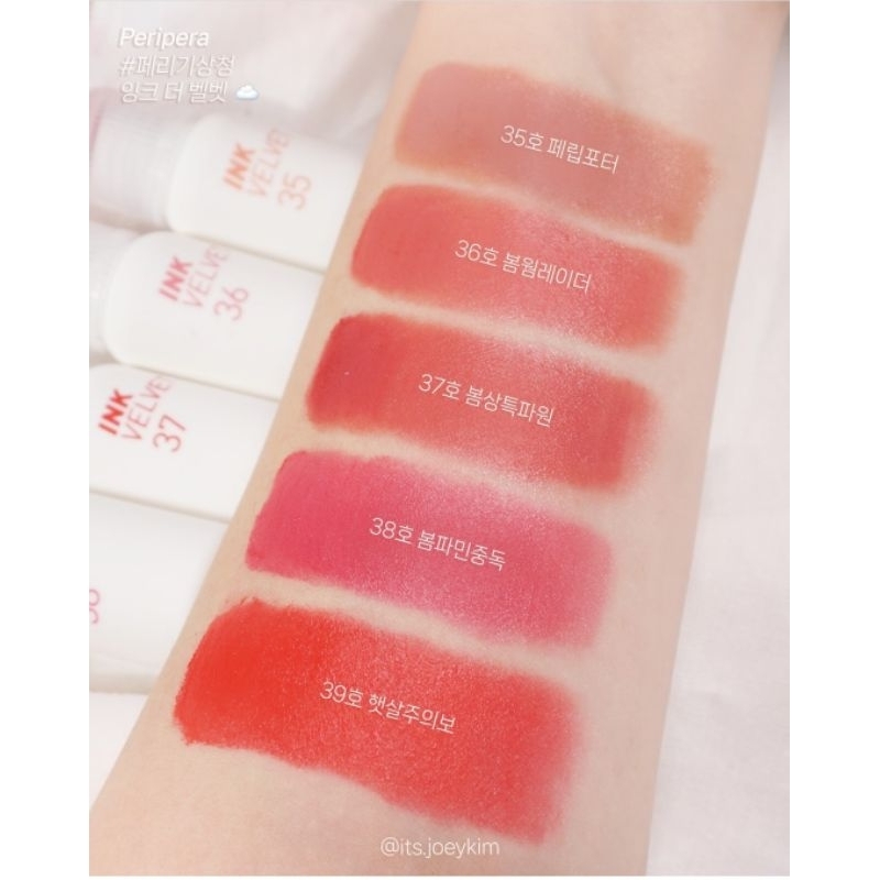 พร้อมส่ง-ของแท้100-peripera-ink-velvet-no-35-39-สีใหม่