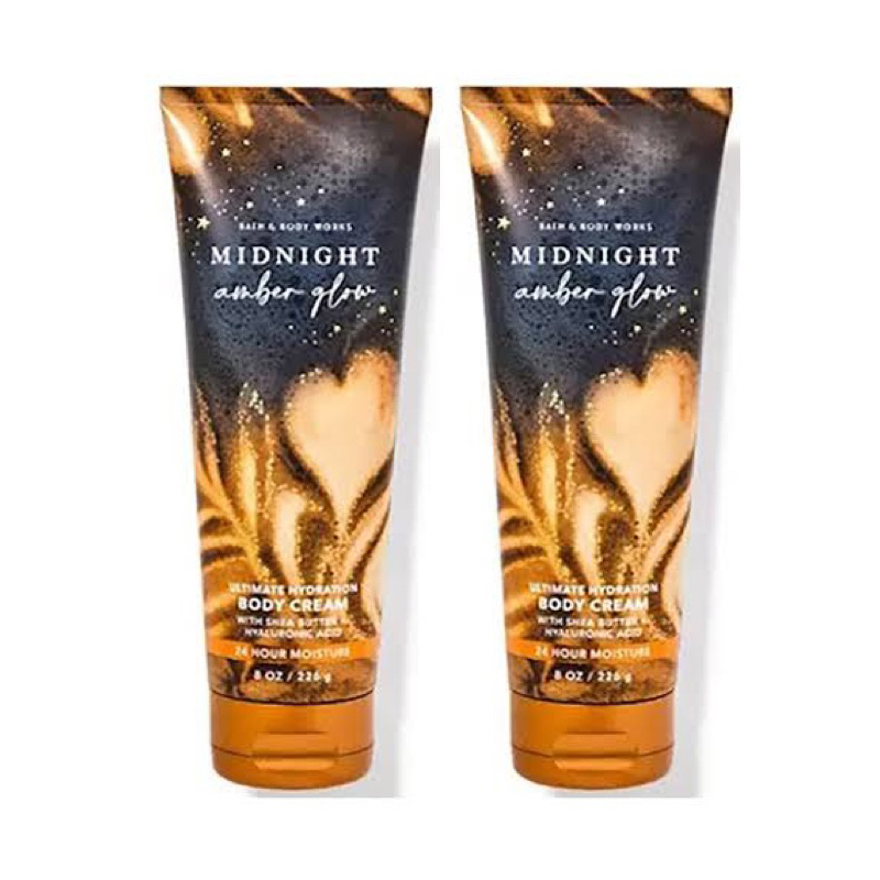 bath-and-body-works-midnight-amber-glow-body-cream-226g-ของแท้