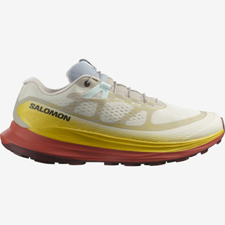 SALOMON SHOES ULTRA GLIDE 2 WOMEN RAINY DAY/FREESIA /HOT SOUCE - รองเท้าวิ่งเทรลผู้หญิง