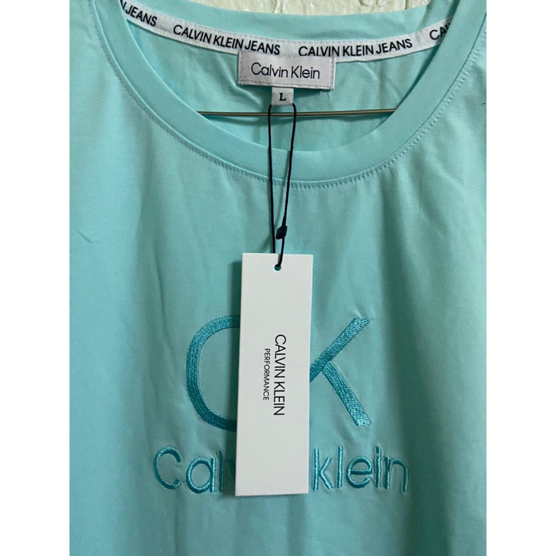 ck-women-t-shirt-blue-l