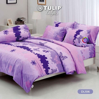 DL106 : ผ้าปูที่นอน(รวมผ้านวม) พิมพ์ลาย/Tulip Delight