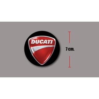 sticker pvc ducati สติกเกอร์ ดูคาติ  งานออฟเซ็ทแท้ pvc กันน้ำ กันแดด