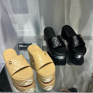 CHANI : 3320-3 l รองเท้าเสริมส้น งานเกาหลีมากกก วัสดุหนังแท้ (leather) สัมผัสนิ่มเท้า ใส่สบาย น้ำหนักเบา