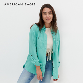 American Eagle New Tencel Shirt เสื้อเชิ้ต ผู้หญิง (NWSB 035-3696-321)