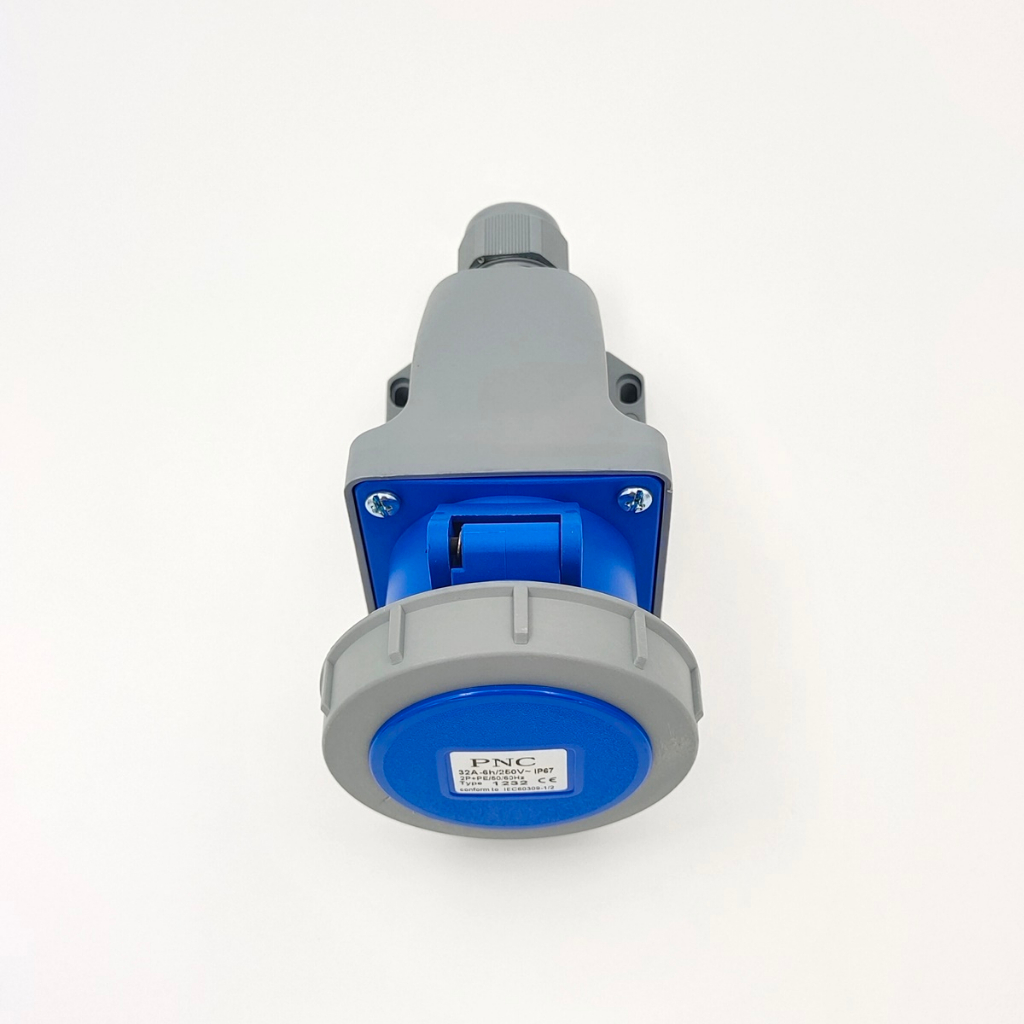 TYPE 1232 WATER PROOF WALL SOCKETS IP67,POWER PLUG ปลั๊กตัวเมียติดลอย ...