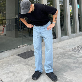 ภาพขนาดย่อของภาพหน้าปกสินค้าLoosefit jeans กางเกงยีนส์ขากระบอก dumbdenim01 จากร้าน dumb.stores บน Shopee