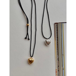 (โค้ด X8SFXJ ลด 20%) A.piece  สร้อยคอ สร้อยหัวใจ Rope heart necklace