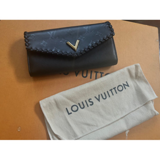 กระเป๋า Wallet Louis Vuitton สีดำมือสองของแท้