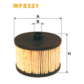 กรองโซล่า FORD FOCUS MK2 2.0 TDCi ดีเซล 2004- VOLVO C30 2006- C70 II 2008- S40 II V50 2004- D4204 2.0 ดีเซล WIX