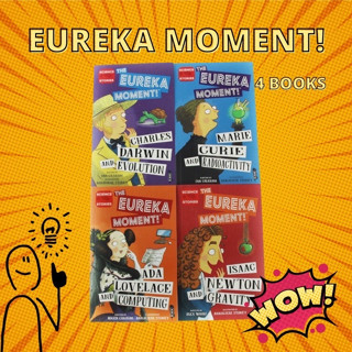 หนังสือชุด Eureka Moment! (ชุด 4 เล่ม) ชีวประวัติ นักวิทยาศาสตร์ วรรรกรรม ความรู้ วิทยาศาสตร์ แรงบันดาลใจ