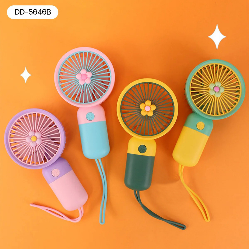 พัดลมพกพา-portable-fan-พัดลมน่ารัก-พัดลมมินิ-mini-fan-พัดลมมือถือ-handheld-fan-พัดลมลายการ์ตูน-พัดลมไร้สาย-พัดลมแบบชาร์จ