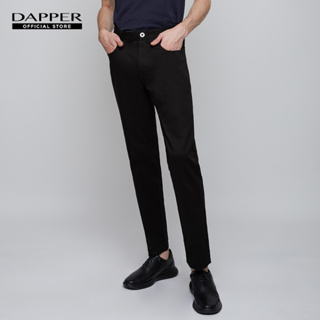 DAPPER กางเกงลำลอง แบบ 5-Pockets ทรง Comfort-Fit สีดำ (TC2B1/602SP)