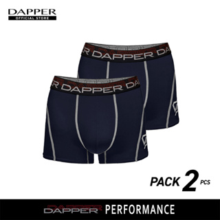 DAPPER กางเกงชั้นในชาย Dapper Performance ทรง Boxer Briefs สีกรมท่า UB2N1008E [PACK 2 ชิ้น]