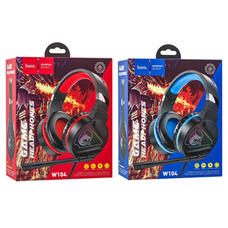 หูฟังเกมมิ่ง หูฟังครอบหู Hoco Headphones “W104 Drift” gaming headset คุยได้ ฟังเพลงได้