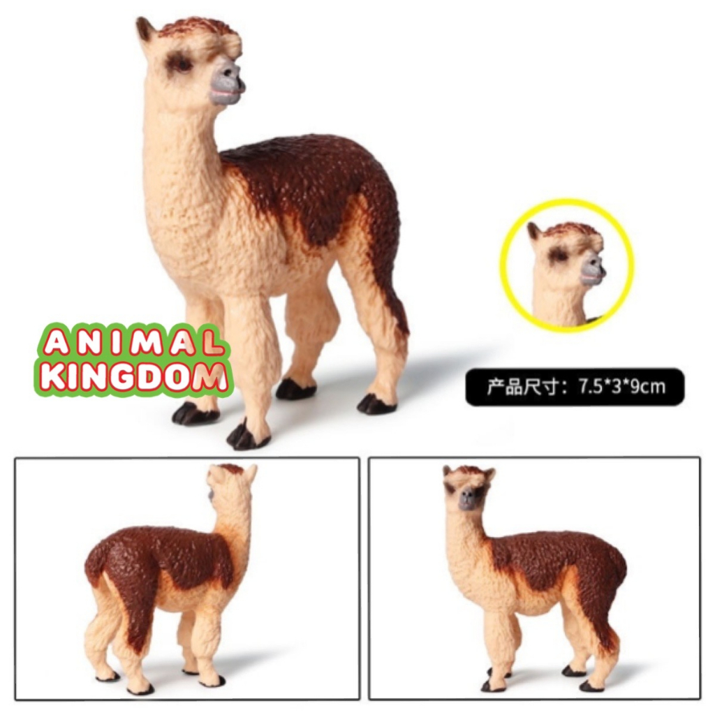 animal-kingdom-โมเดลัตว์-อัลปากา-แดง-ขนาด-8-00-cm-จากหาดใหญ่