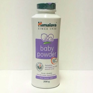 Himalaya baby powder 200 g แป้งทาผิวเด็กสูตรอ่อนโยน ปกป้องผิวจากความอับชื้น ช่วยลดการเกิดเหงื่อและกลิ่นกาย