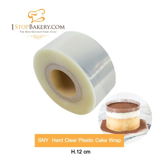 SNY Hard Clear Plastic Cake Wrap/พลาสติกแข็งพันมูสใส