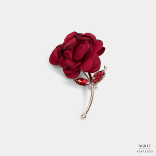 Red Rose Brooch – เข็มกลัดกุหลาบ
