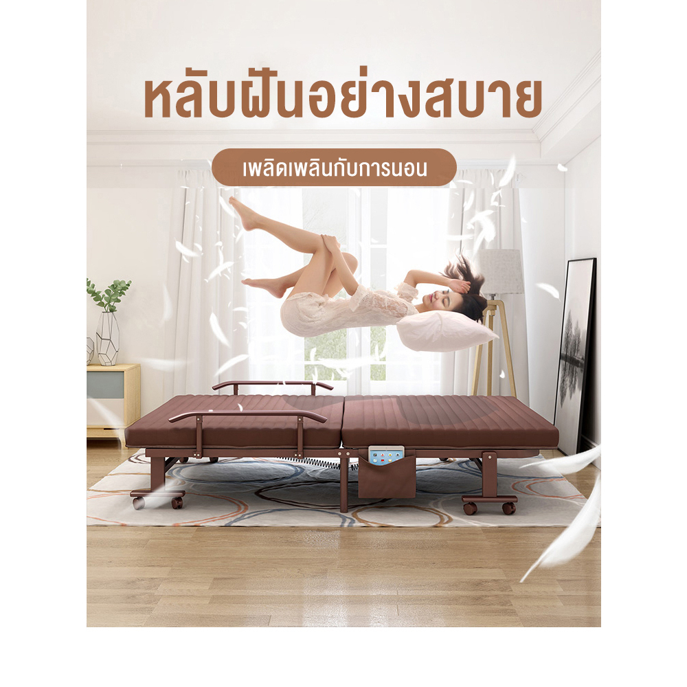ภาพสินค้าขนาดใหญ่พิเศษเตียงนอนพับได้หลากหลายฟังก์ชั่น สามารถทำเป็นโซโฟนั่งได้ และที่พักผ่อน เตียงนอนพับได้ เตียงนอน เตียงนอนพับ จากร้าน bangkoklove บน Shopee ภาพที่ 3