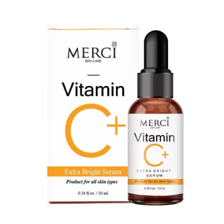 Merci Vitamin C Extra Bright Serum 10 ml. วิตามินซี เซรั่มสูตรเข้มข้น