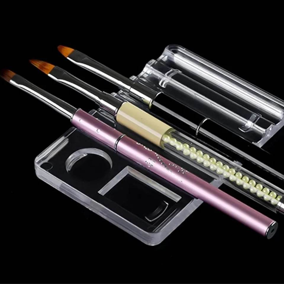 จานสี-จานสีพลาสติก-จานใส่สีอะคริลิค-ที่วางพู่กัน-สีใส