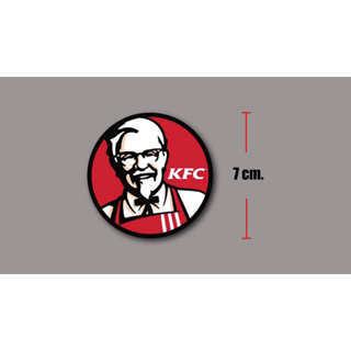 sticker pvc KFC สติกเกอร์ เคเอฟซี งานออฟเซ็ทแท้ pvc กันน้ำ กันแดด