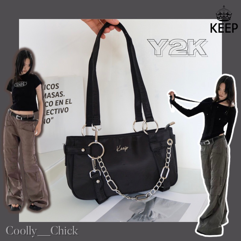 rare-item-only-event-กระเป๋าสะพายไหล่สไตล์y2k-keep-bag-มีขายเฉพาะอีเว้นท์นะคะ