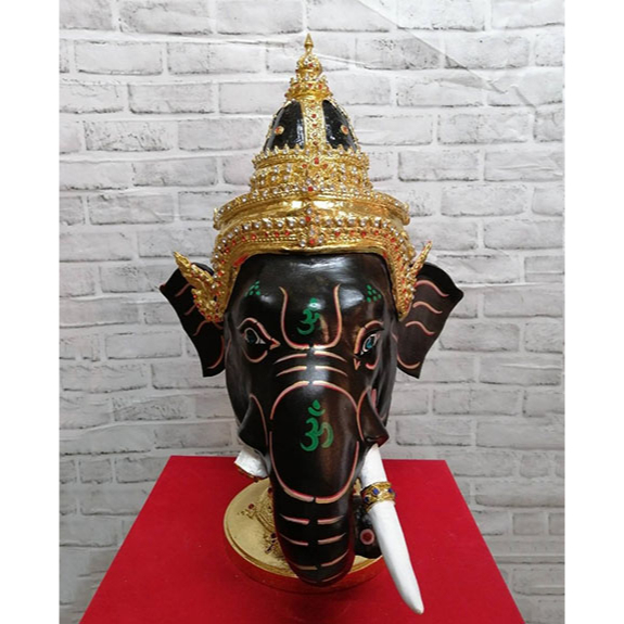 หัวโขน-รามเกียรติ์-ramayana-ban-ruk-ganesha-head-statue-พระพิฆเนศ-1-1-wearable
