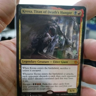 Kroxa, Titan of Deaths Hunger MTG Single Card