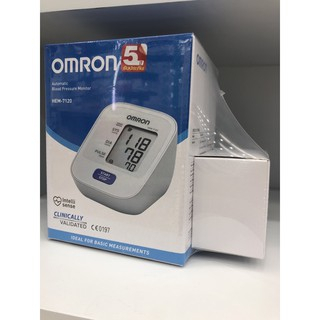 เครื่องวัดความดันอัตโนมัติ-omron-รุ่น-hem-7120-แถมฟรี-adaptor-มีความแม่นยำและเที่ยงตรง-เตือนเมื่อหัวใจเต้นผิดปกติได้