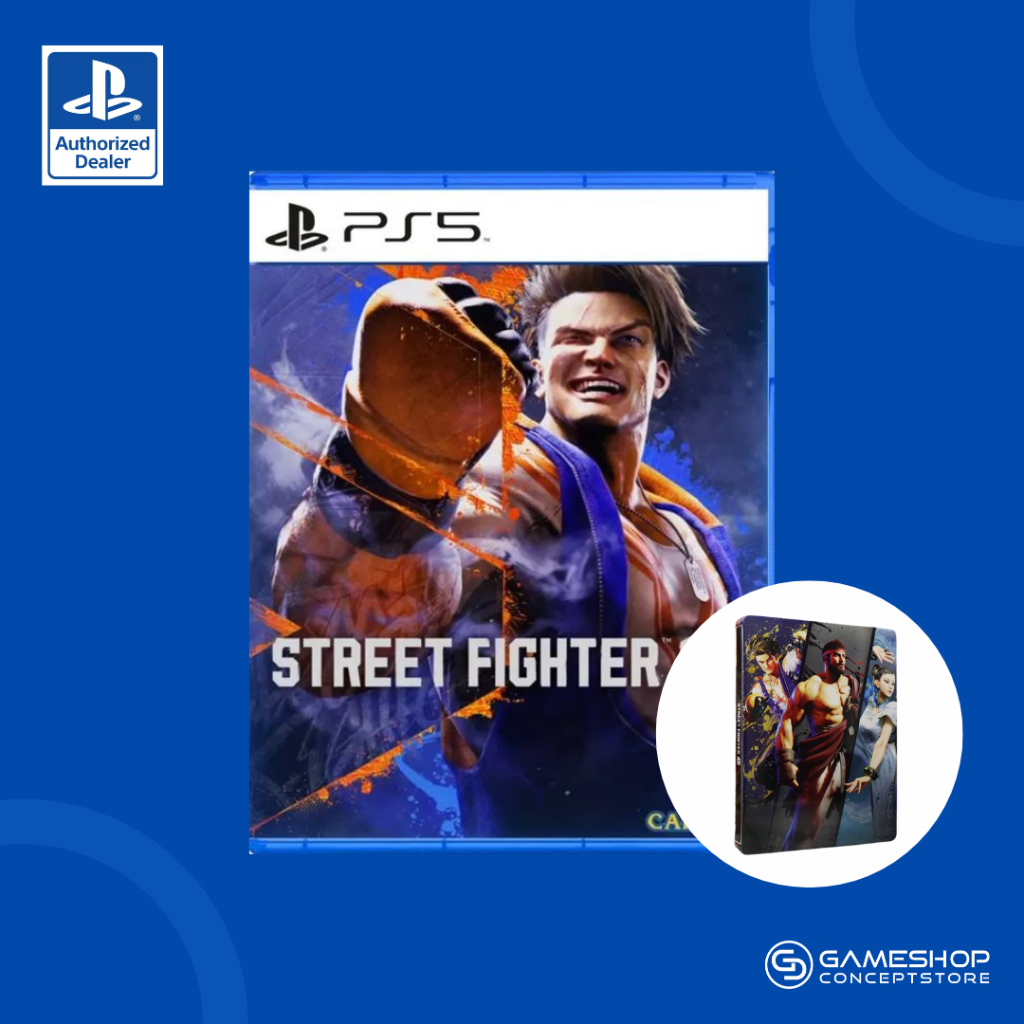 ภาพหน้าปกสินค้าPlayStation : PS5 Street Fighter 6 (Z3/Asia) + กล่องเหล็ก