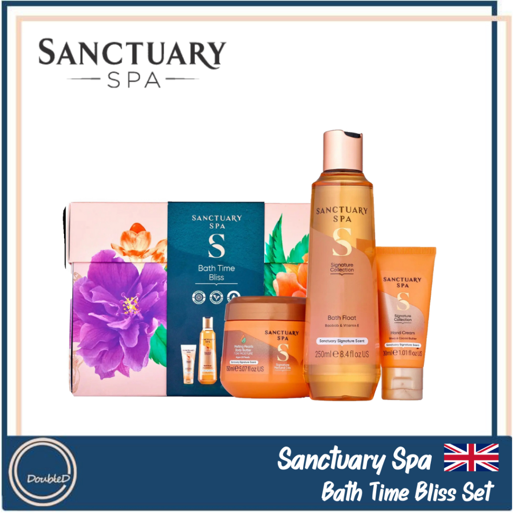 พร้อมส่ง-ของแท้-sanctuary-spa-bath-time-bliss-set