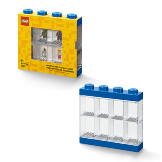 LEGO Minifigure Display Case 8 BLUE กล่องเคสโชว์มินิฟิกเกอร์ เลโก้ ดิสเพลย์เคส สีน้ำเงิน (8 ช่อง) ของแท้ 100%