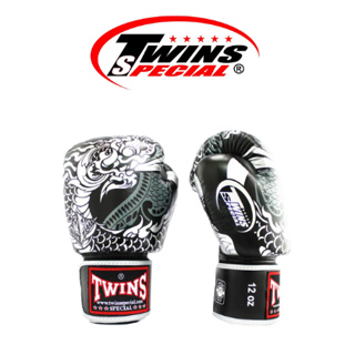 นวมชกมวย ทวินส์ Twins Special Boxing Glove BGVL3-52 Nagas ลายพญานาค