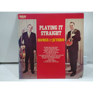 1LP Vinyl Records แผ่นเสียงไวนิล  PLAYING IT STRAIGHT  (J10B73)