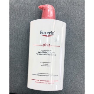 eucerin-wash-lotion-1000-ml-ครีมอาบน้ำถนอมผิวสำหรับผิวธรรมดา-แห้ง-ผิวบอบบางแพ้ง่ายไวต่อปัจจัยกระตุ้นภายนอก