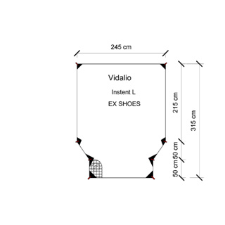 Vidalido Instent Lกราวชีท ตรงรุ่น เสริมยื่นหน้า ผ้าใบหนา