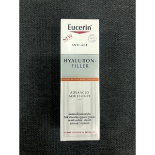 Eucerin Hyaluron-filler advanced AOX essence 30 ml ซีรั่มบำรุงผิวหน้าช่วยเผยผิวให้ดูละเอียดเรียบเนียนใสรูขุมขนดูกระชับ