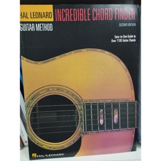 HL GUITAR METHOD - INCREDIBLE CHORD FINDER 2ND ED (HAL)073999972085