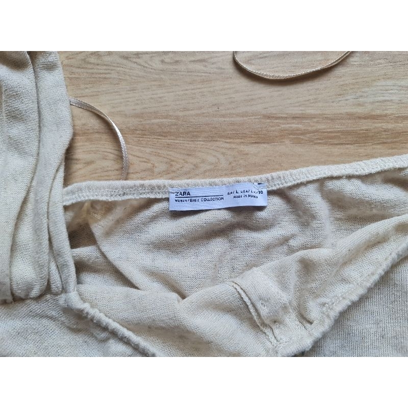 zara-size-l-เสื้อตัวยาว-ผ่าหน้า-น่ารักมาก