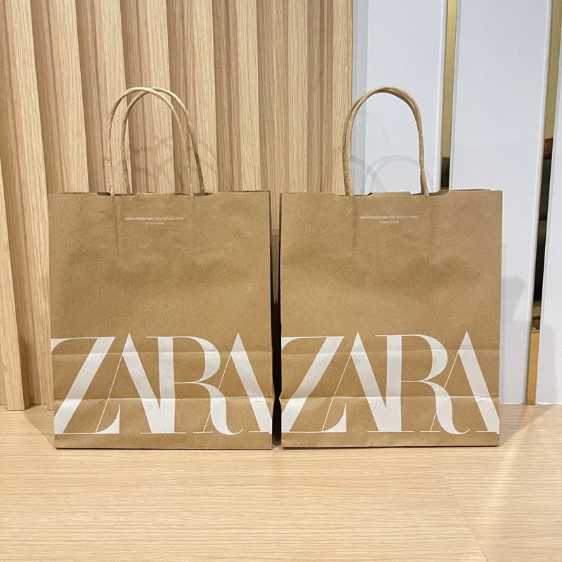 ถุงของขวัญ-ถุงช็อปปิ้ง-กระดาษเล็ก-zara-ซาร่า