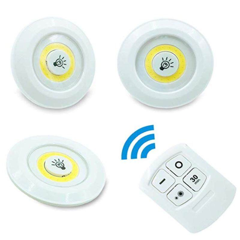ไฟ-led-ติดผนังแบบไร้สาย-พร้อมรีโมทเปิด-ปิด-สีเหลือง-อบอุ่น-1เซตได้ถึง3ตัว-คุ้มสุดๆ-ใช้ถ่าน3aaa