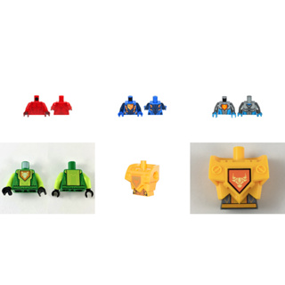 Lego part (ชิ้นส่วนเลโก้) No.973pbxx / 24104pbxx / 23763cxx Minifigure part Torso &amp; Arm - Nexo Knight