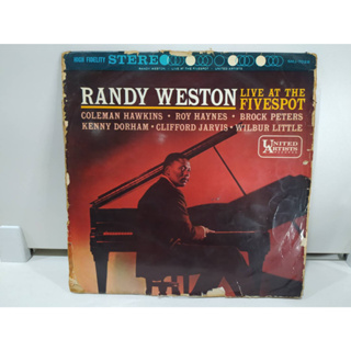 1LP Vinyl Records แผ่นเสียงไวนิล  RANDY WESTON LIVE AT THE FIVESPOT (J12C3)