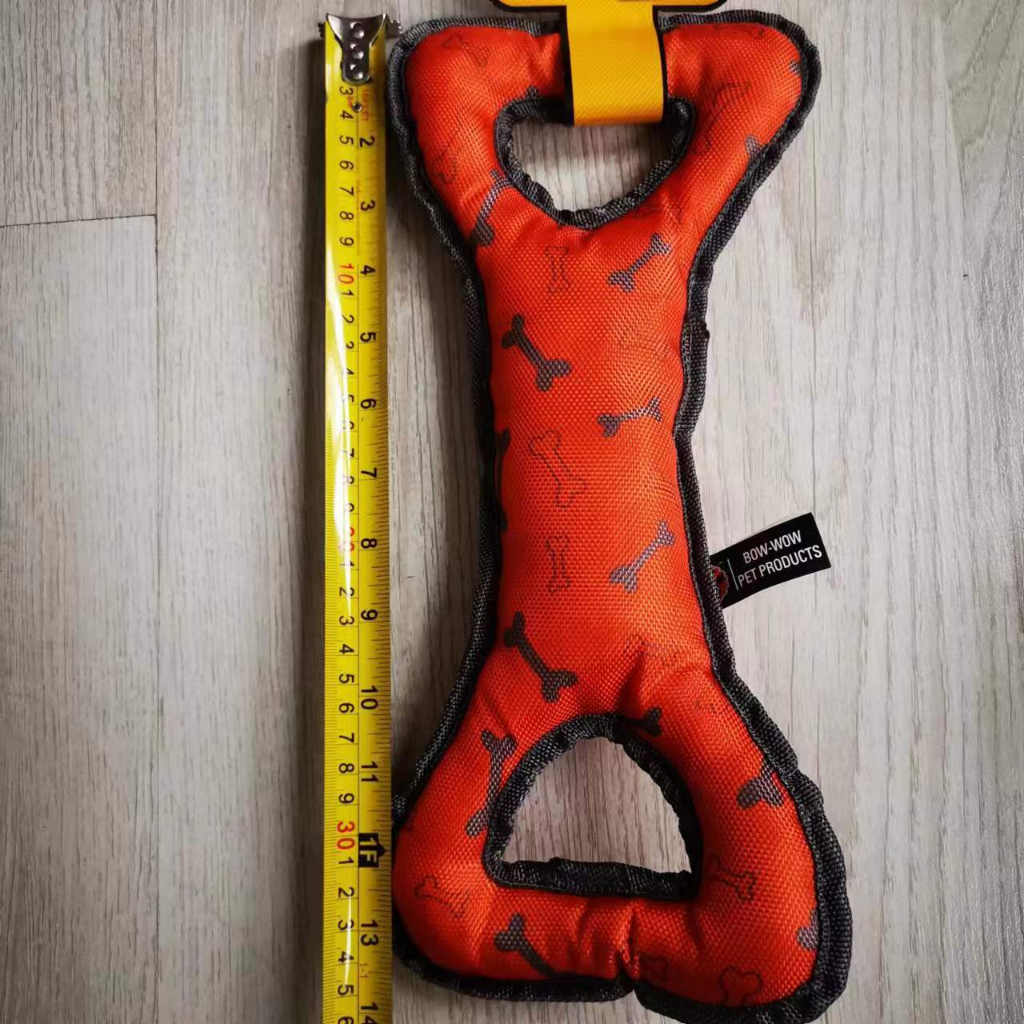 ของเล่นสำหรับสุนัขทนทานการเคี้ยว Chew Resistant Material Toy Bow Wow