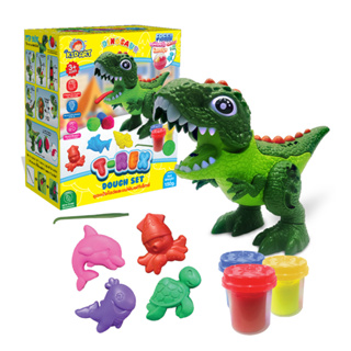 แป้งโดว์ และแม่พิมพ์ไดโนเสาร์ T-Rex ตัวใหญ่ Dough DInosaur.