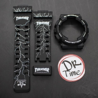 กรอบสาย G-Shock ของแท้ 100% Model GA-110 สกรีน Thrasher สีดำด้าน