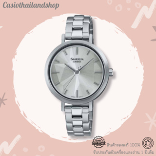 [ผ่อนเดือนละ319]🎁CASIO SHEEN SHE-4558D-7A ของแท้ 100% พร้อมส่ง ประกัน 1 ปี