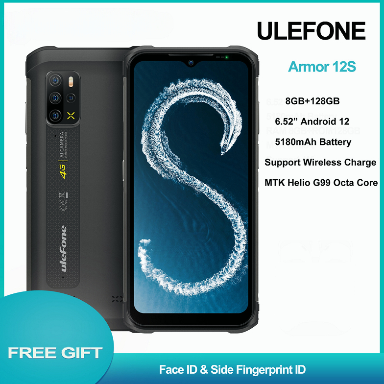 Ulefone Armor 12S Rugged Helio G99 4G Mobile Phones Android 12 50MP