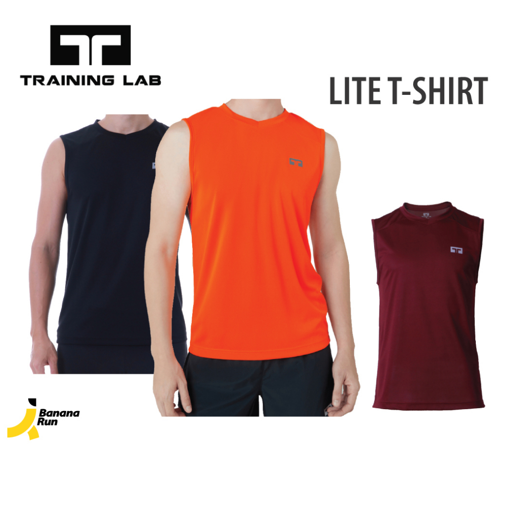 Training Lab Lite TSHIRT เสื้อกีฬา แขนกุด Shopee Thailand